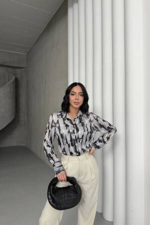 Van Gogh Pattern Shirt - My Fashion - Globality Store - Women Clothes Wholesale Turkey