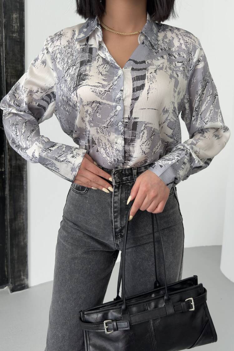 Bird Feather Pattern Shirt