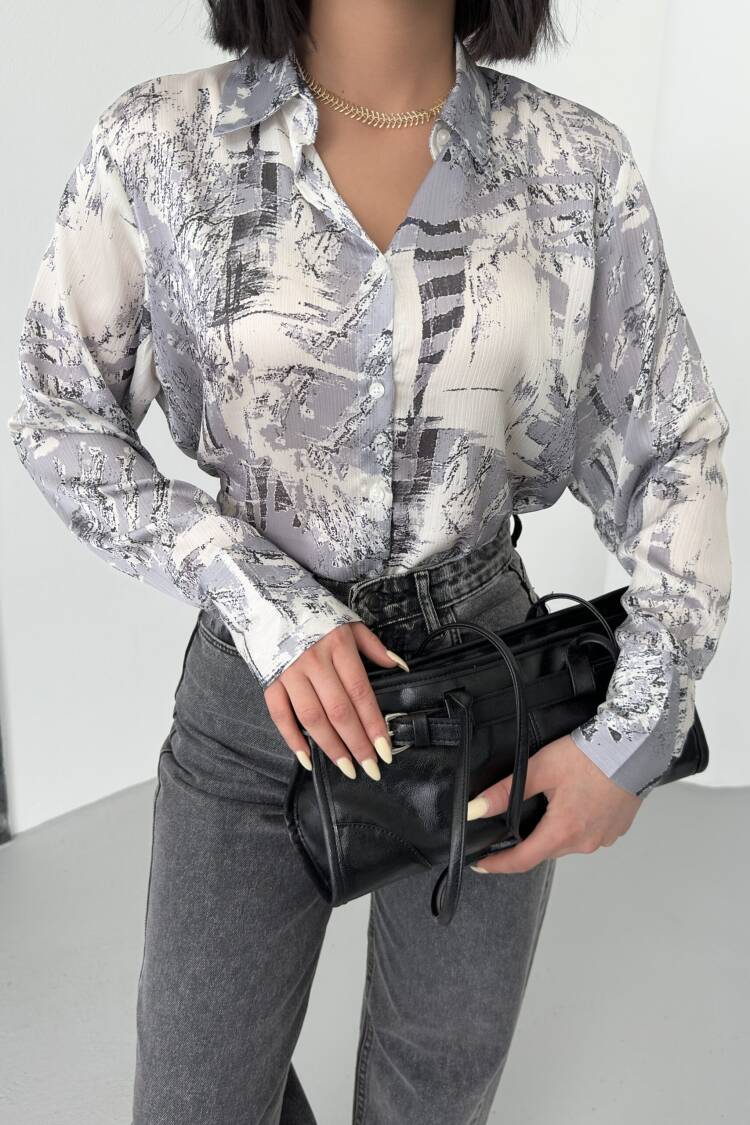 Bird Feather Pattern Shirt