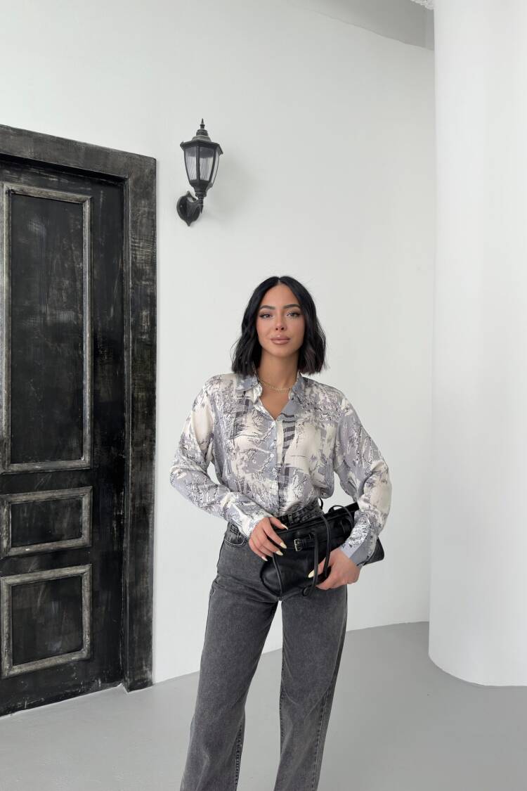 Bird Feather Pattern Shirt