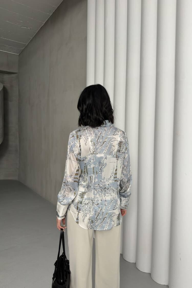 Bird Feather Pattern Shirt