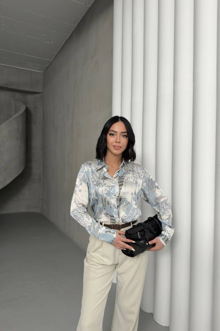 Bird Feather Pattern Shirt