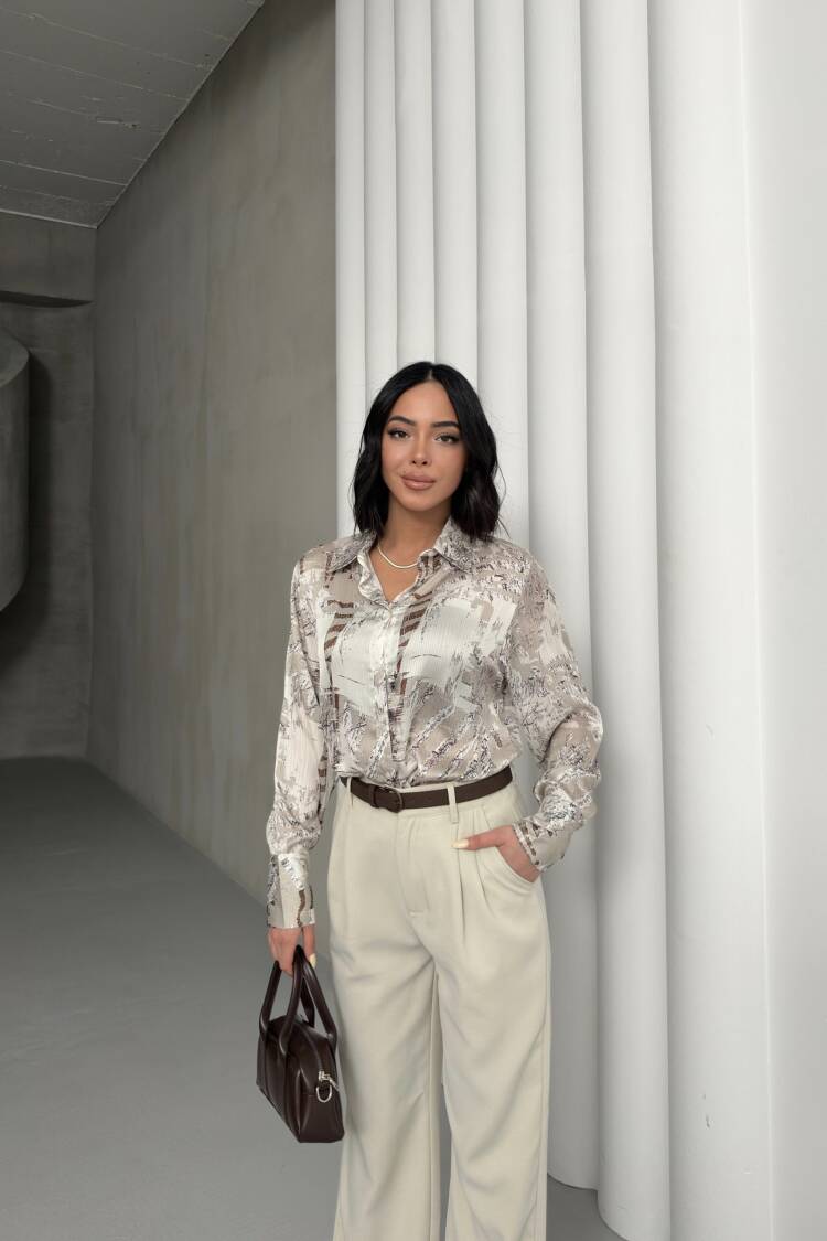 Bird Feather Pattern Shirt