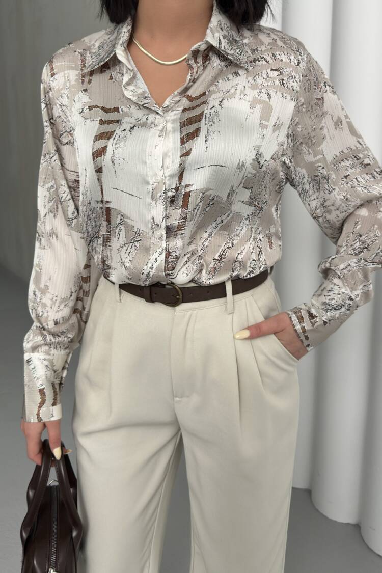 Bird Feather Pattern Shirt