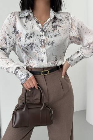 Dalmatian Pattern Shirt - My Fashion - Globality Store - Women Clothes Wholesale Turkey