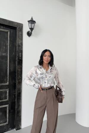 Dalmatian Pattern Shirt - My Fashion - Globality Store - Women Clothes Wholesale Turkey
