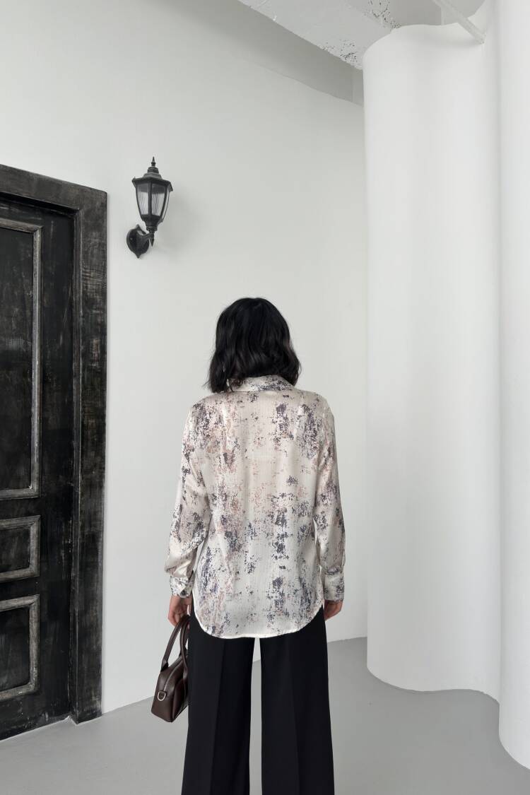 Dalmatian Pattern Shirt - My Fashion - Globality Store - Women Clothes Wholesale Turkey