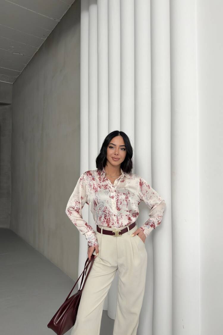 Dalmatian Pattern Shirt - My Fashion - Globality Store - Women Clothes Wholesale Turkey
