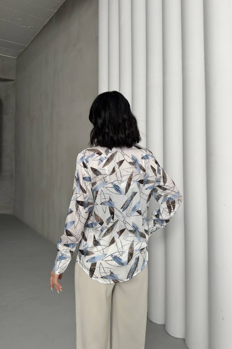 Bamboo Leaf Pattern Shirt