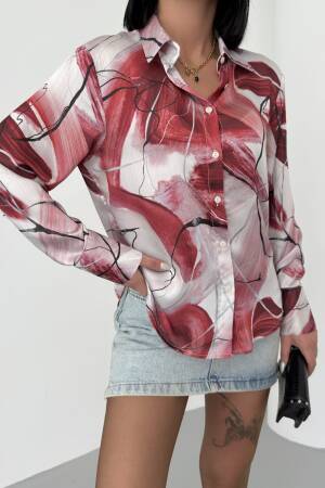 Ebru Pattern Shirt - My Fashion - Globality Store - Women Clothes Wholesale Turkey