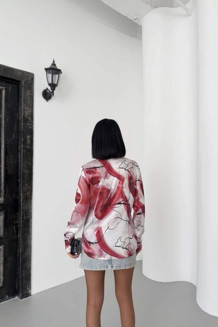 Ebru Pattern Shirt