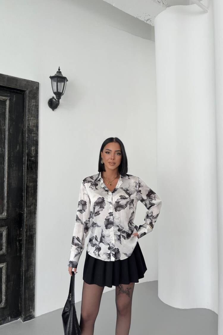Leaf Pattern Yoryo Shirt