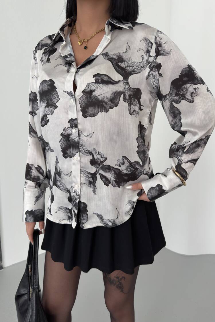 Leaf Pattern Yoryo Shirt