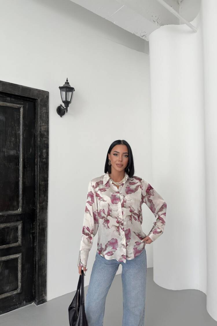 Leaf Pattern Yoryo Shirt