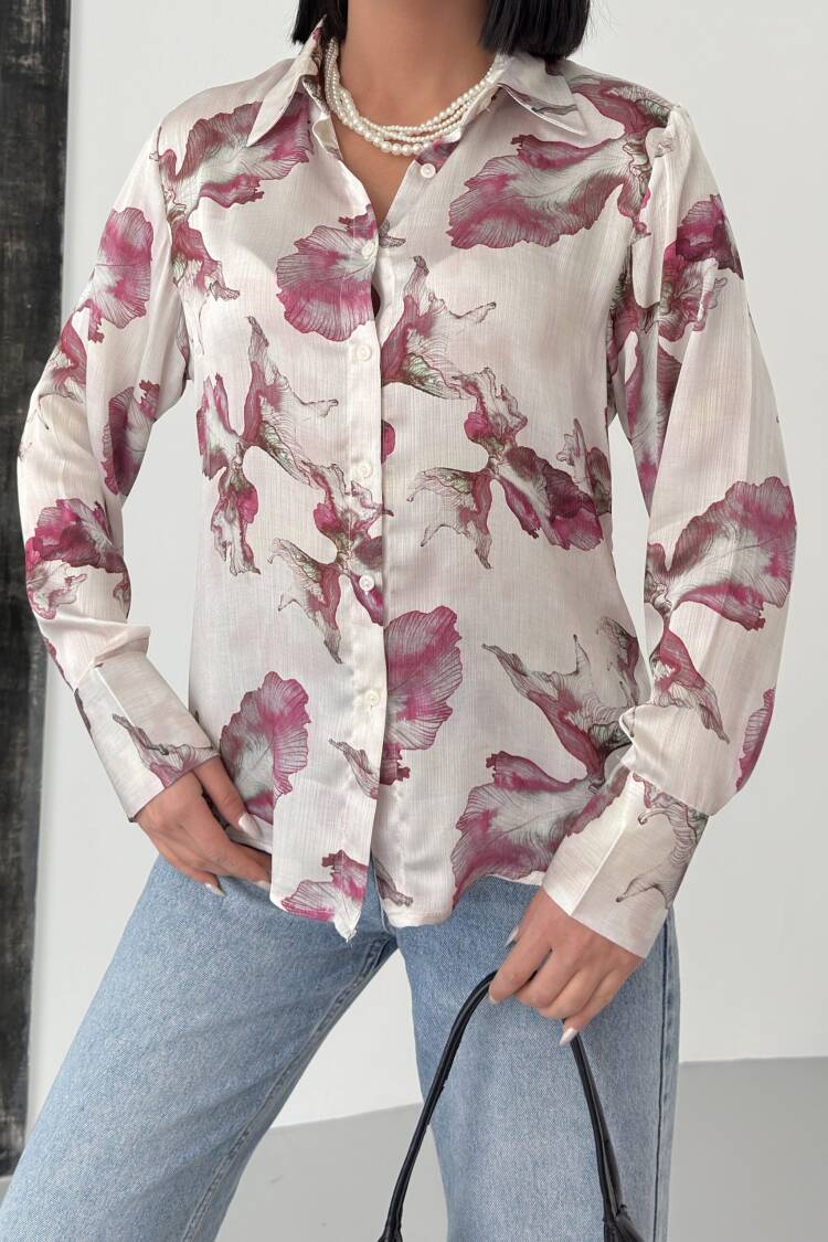Leaf Pattern Yoryo Shirt