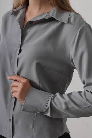 Basic Shirt - Reyon - Globality Store - Women Clothes Wholesale Turkey