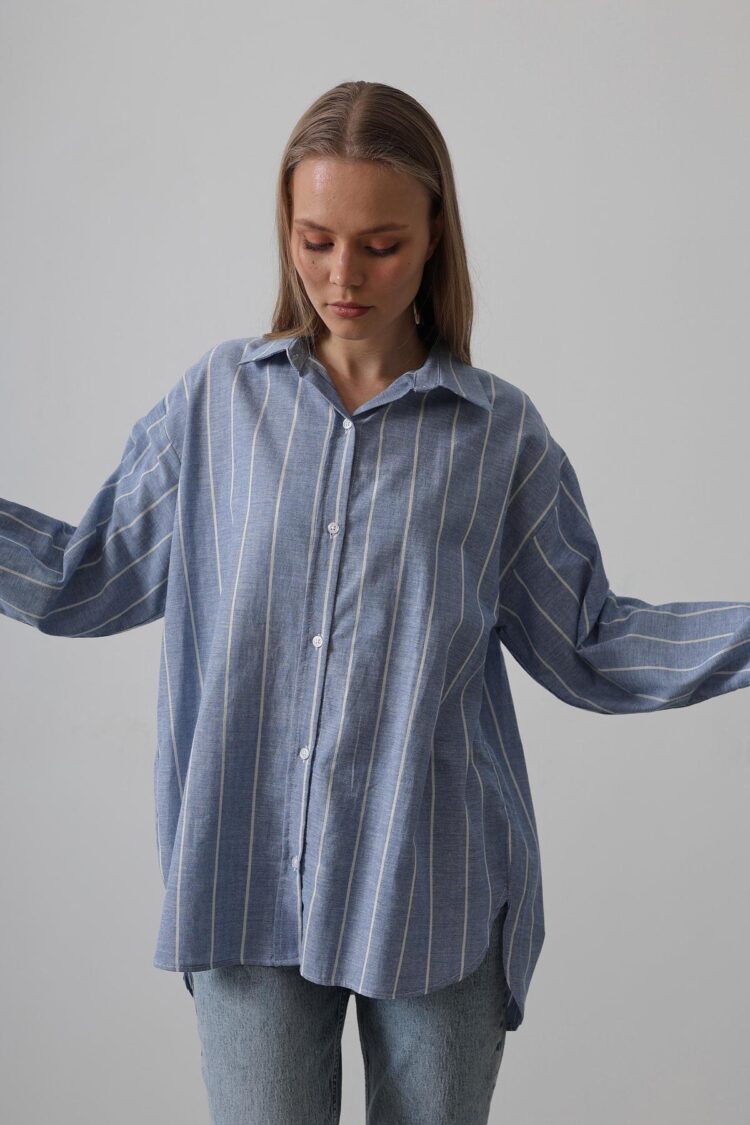 Striped Tunic Shirt -Pattern 1