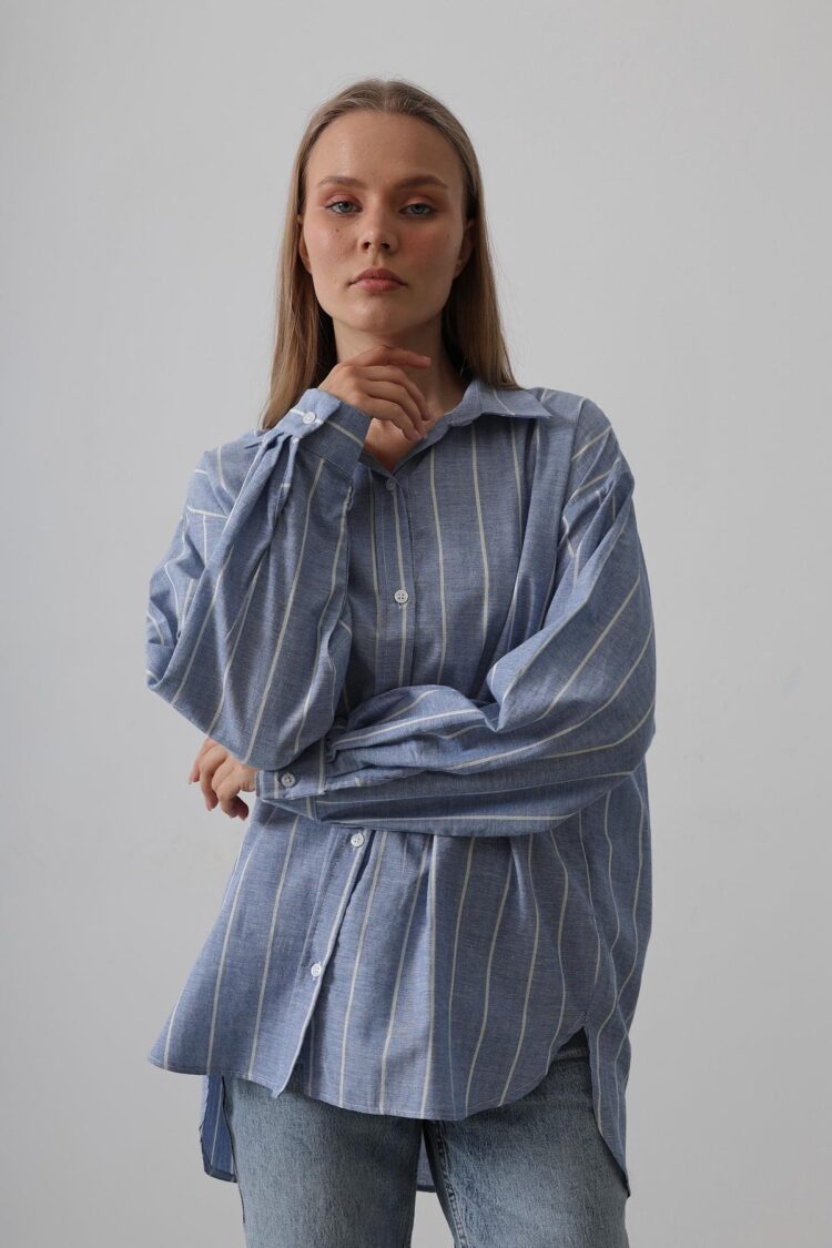 Striped Tunic Shirt -Pattern 1