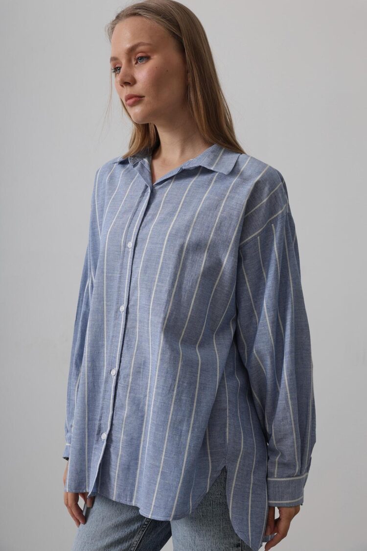 Striped Tunic Shirt -Pattern 1