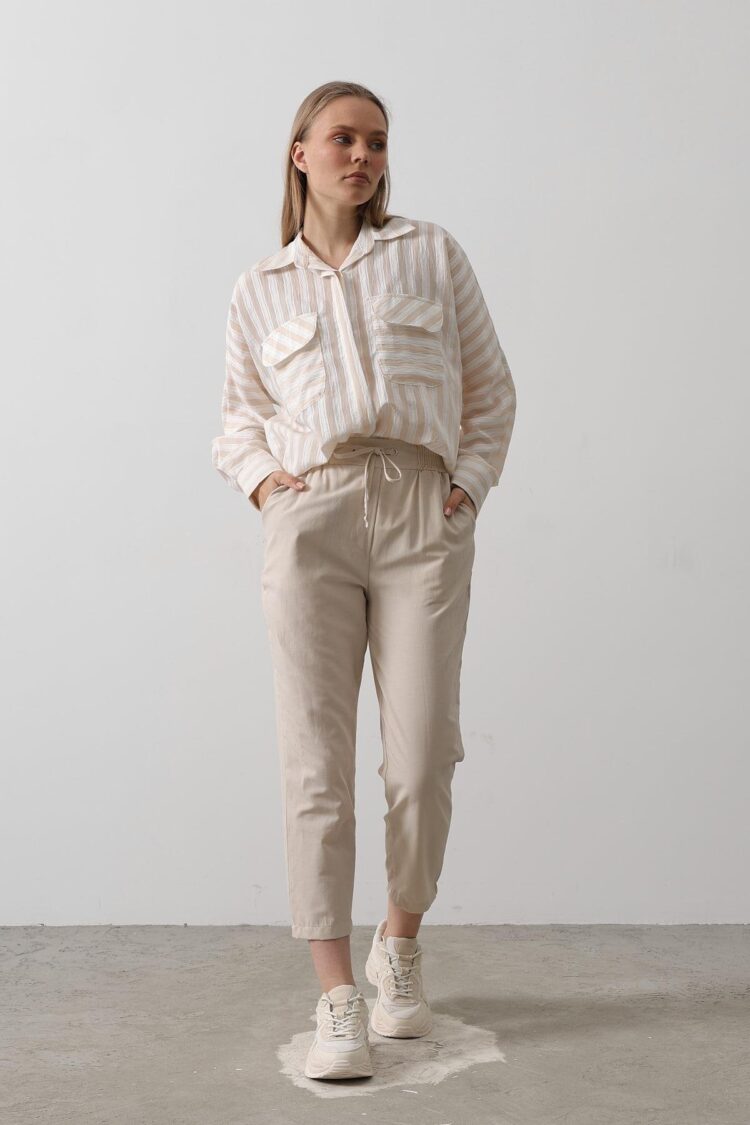 Trousers - Reyon - Globality Store - Women Clothes Wholesale Turkey