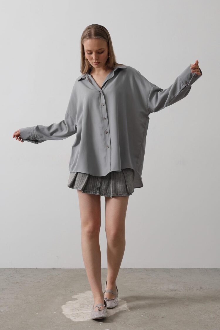Wide Cuff Detailed Shirt