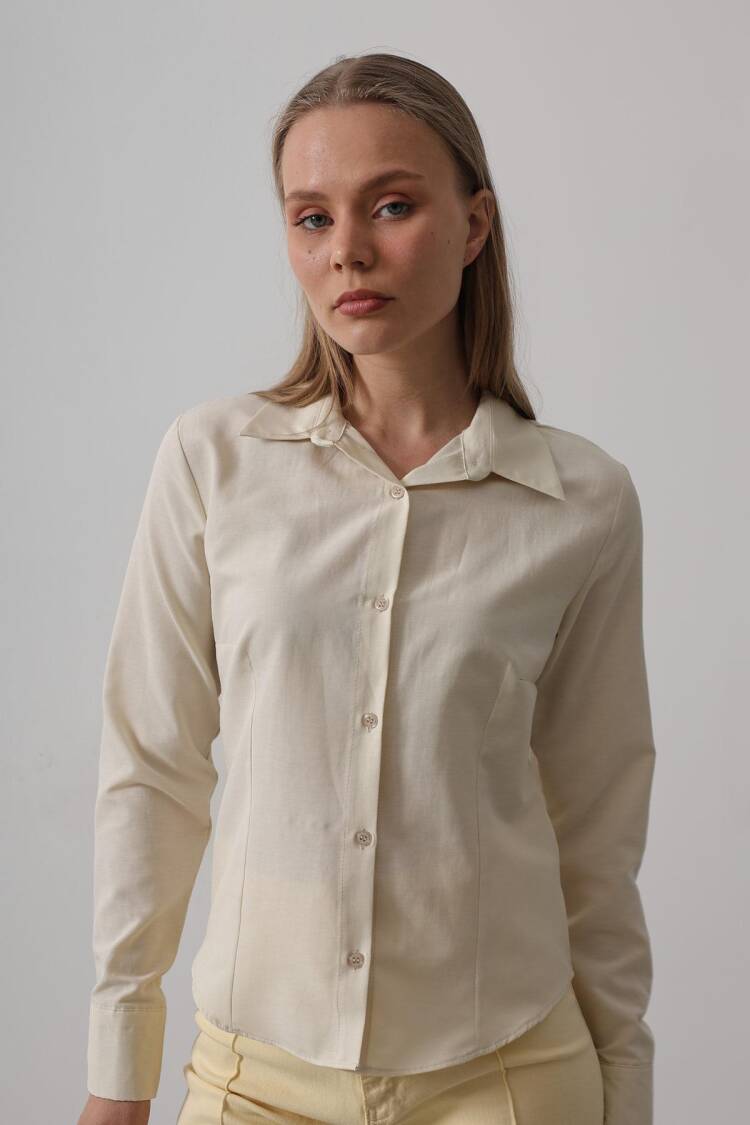 Basic Shirt - Reyon - Globality Store - Women Clothes Wholesale Turkey