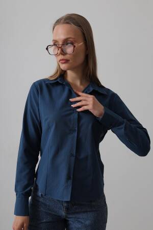Basic Shirt - Reyon - Globality Store - Women Clothes Wholesale Turkey