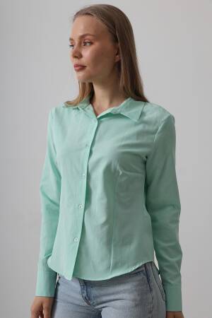 Basic Shirt - Reyon - Globality Store - Women Clothes Wholesale Turkey