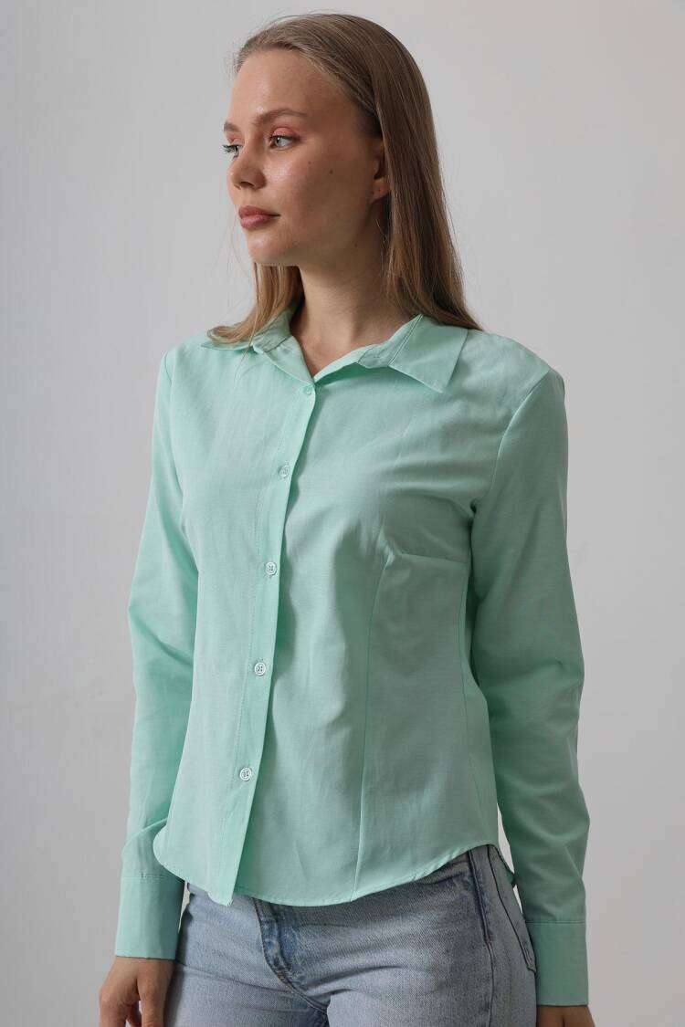 Basic Shirt - Reyon - Globality Store - Women Clothes Wholesale Turkey