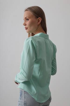 Basic Shirt - Reyon - Globality Store - Women Clothes Wholesale Turkey