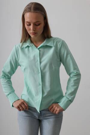 Basic Shirt - Reyon - Globality Store - Women Clothes Wholesale Turkey