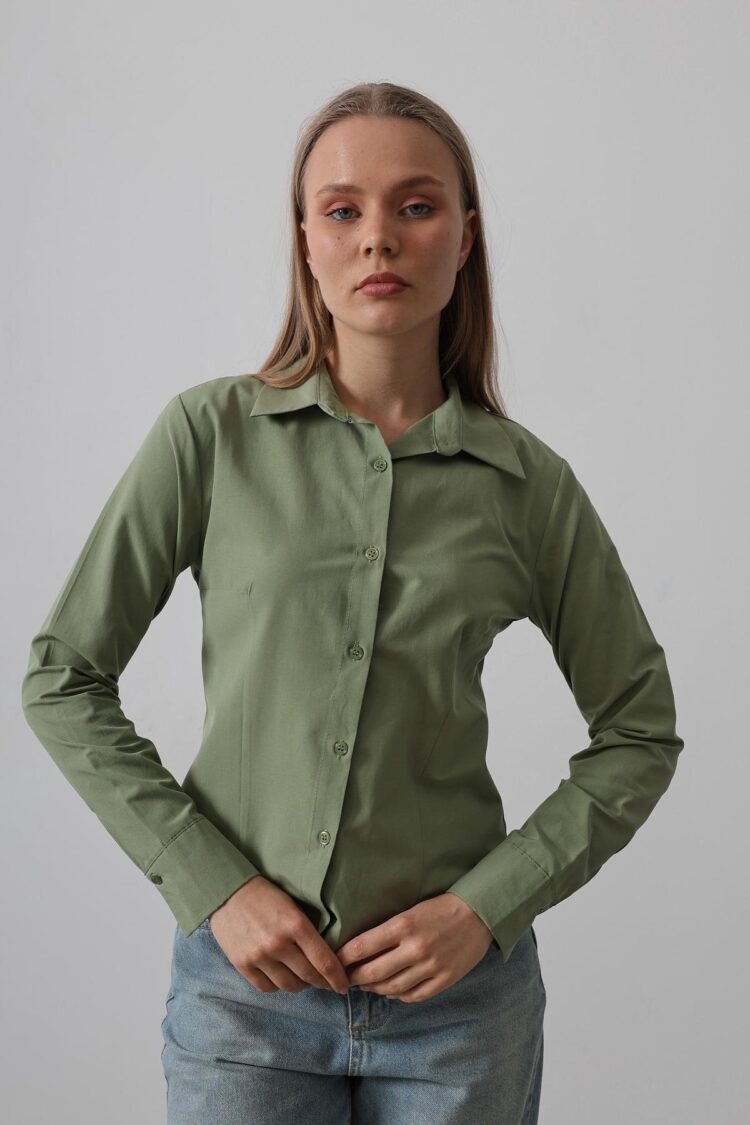 Basic Shirt - Reyon - Globality Store - Women Clothes Wholesale Turkey