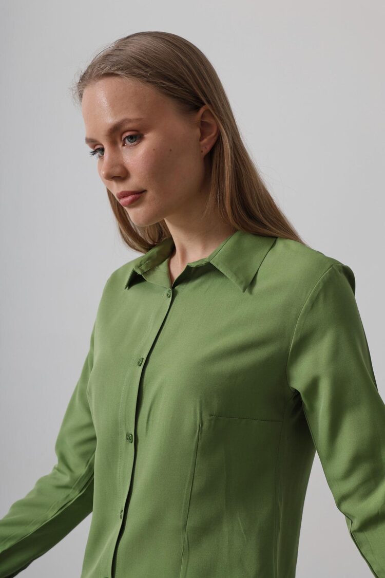 Basic Shirt - Cagla Green