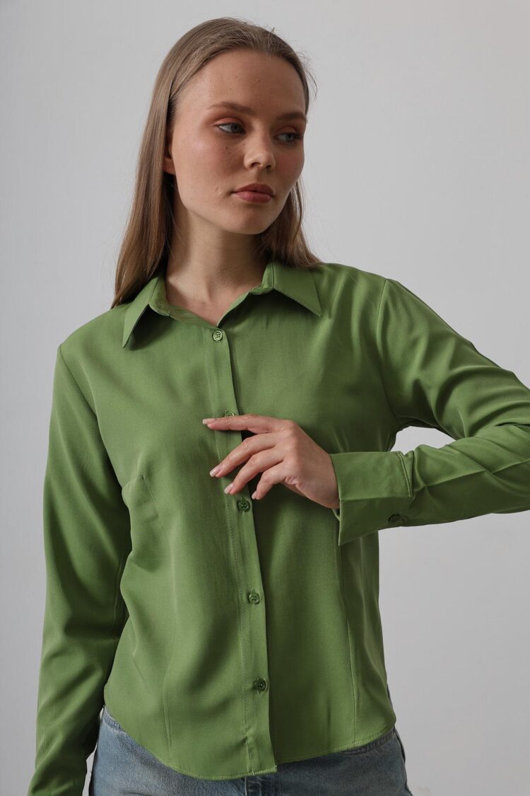 Basic Shirt - Cagla Green