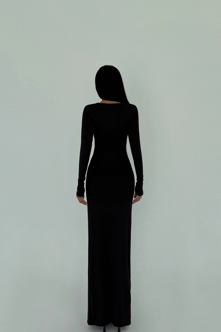 Ring Detail Long Dress
