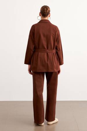 Elastic Waist Gabardine Pants - Levure - Globality Store - Women Clothes Wholesale Turkey
