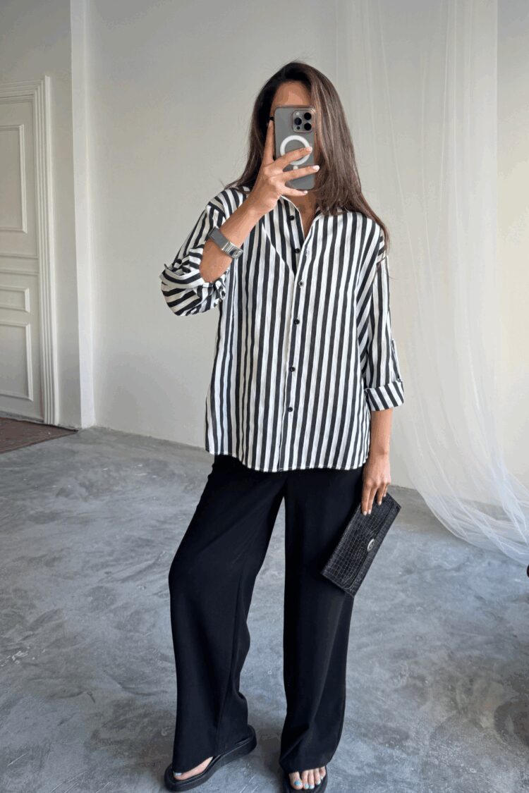 Striped Shirt Linen