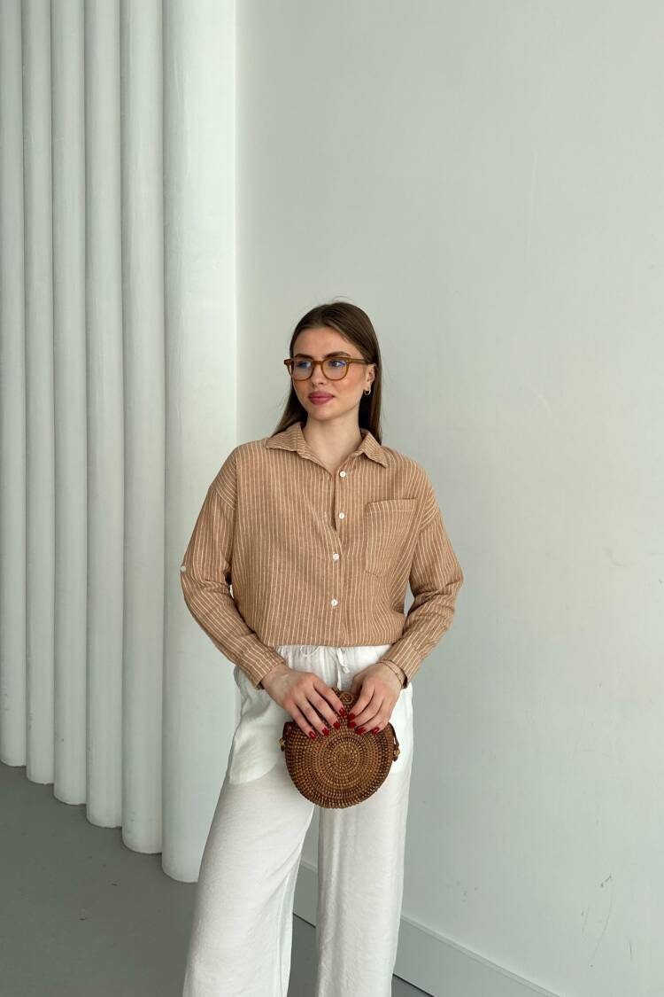 Mueslin Fabric Colorful Shirt