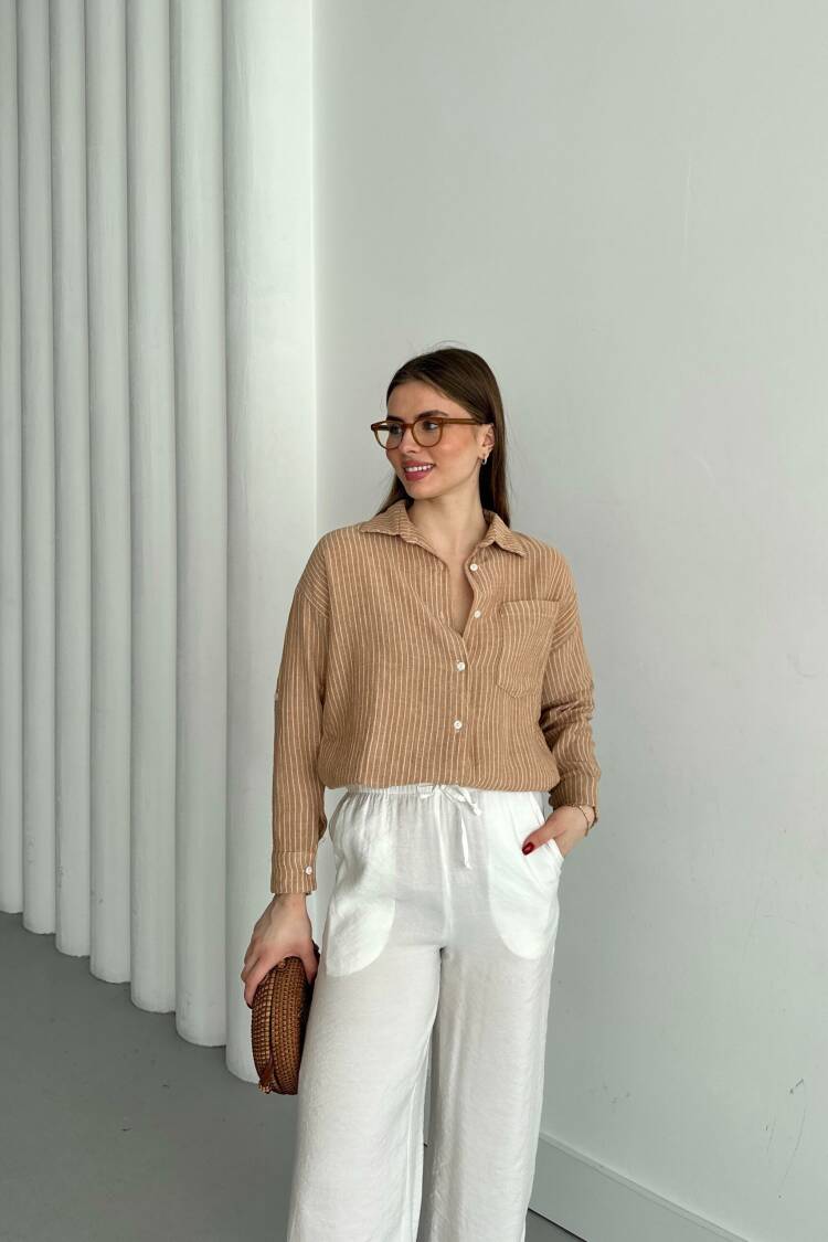 Mueslin Fabric Colorful Shirt