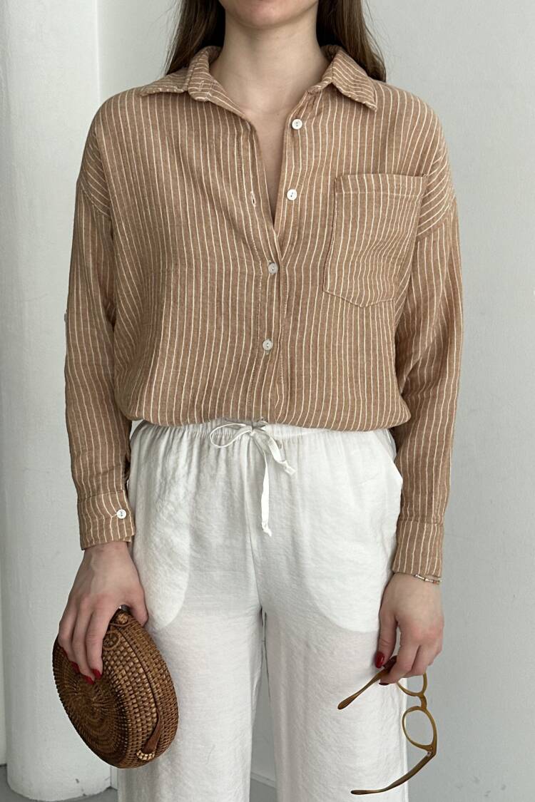 Mueslin Fabric Colorful Shirt