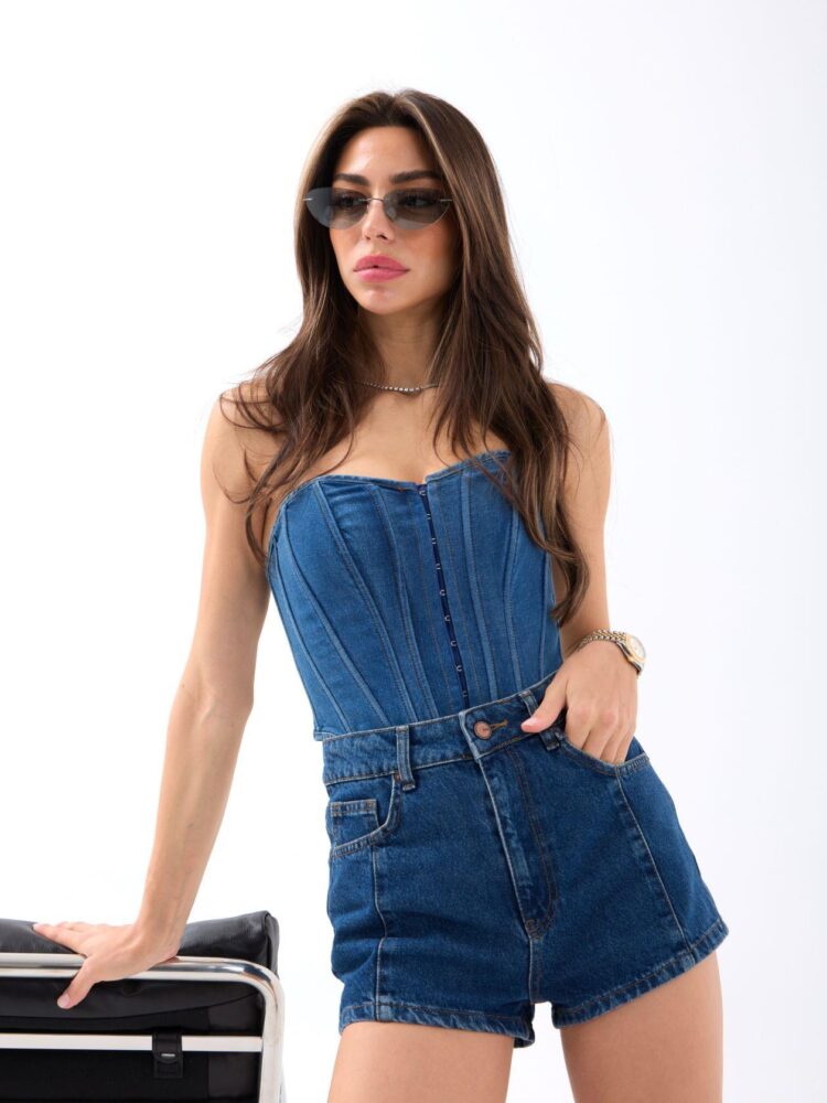 Denim Shorts - Dark
