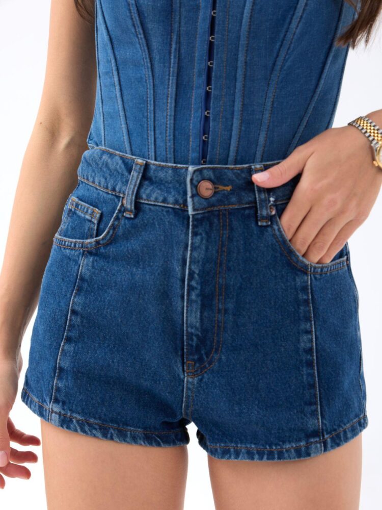 Denim Shorts - Dark