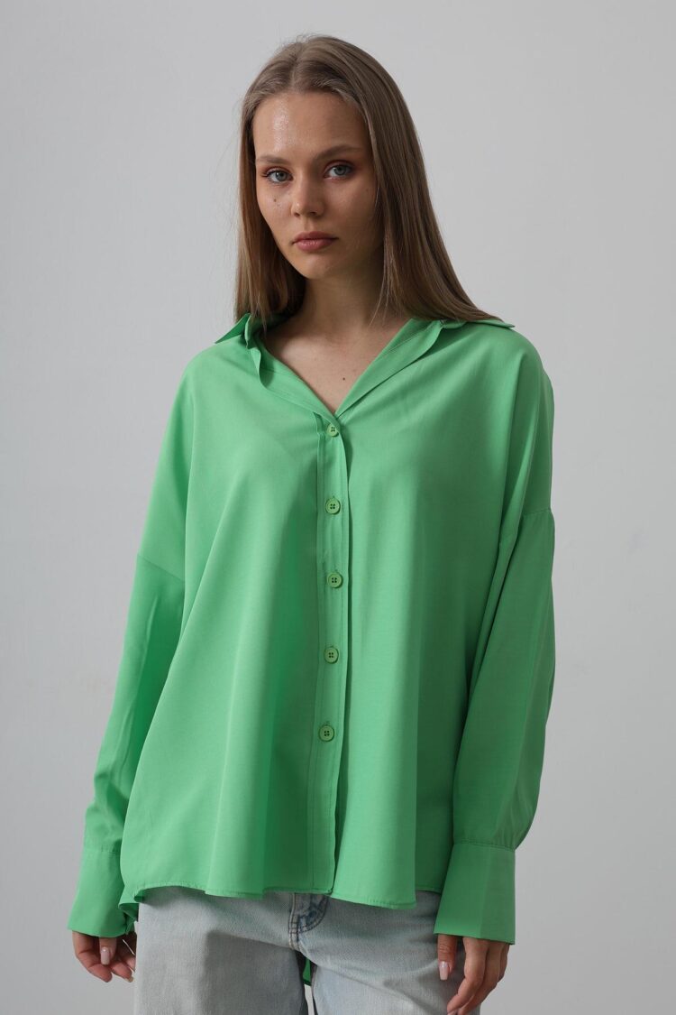 Wide Cuff Detailed Shirt - A.