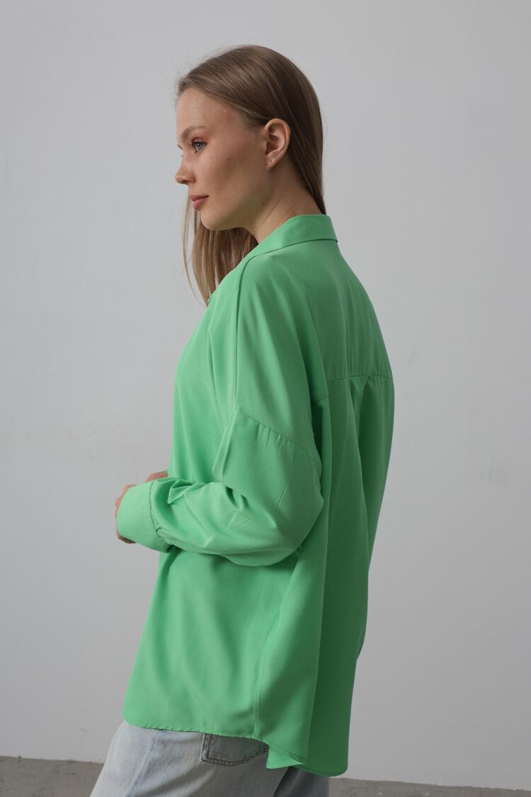 Wide Cuff Detailed Shirt - A.