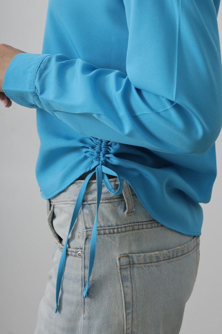 Basic Shirt With Side Tie