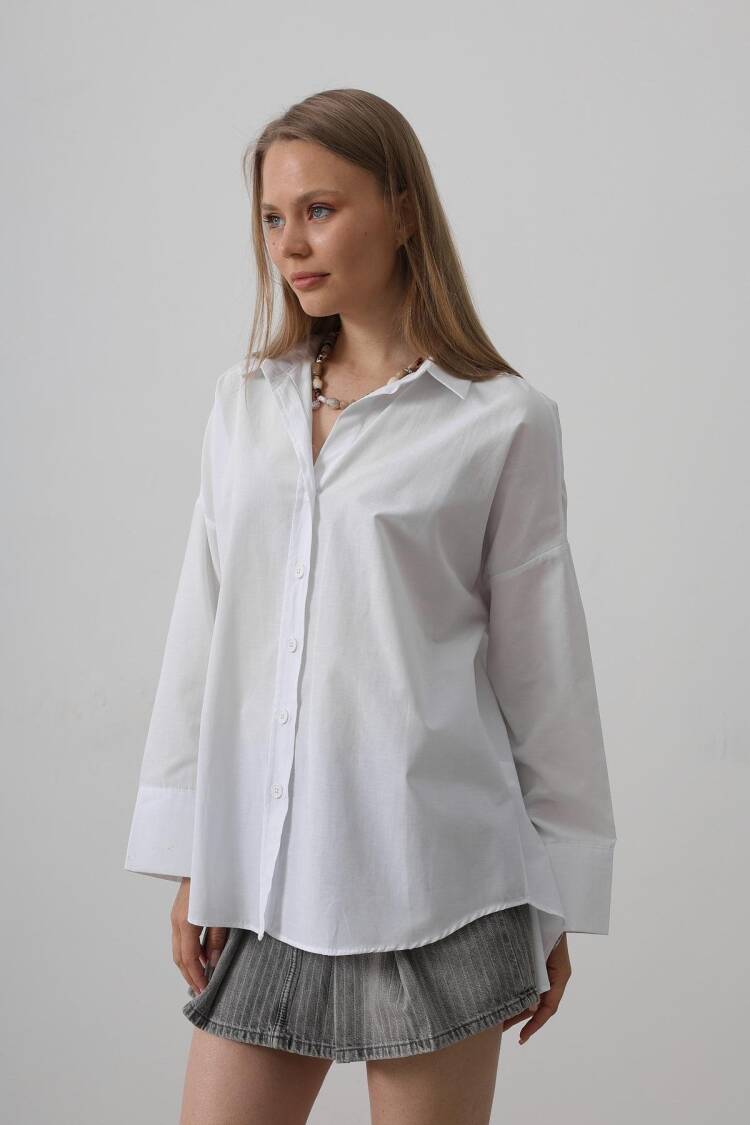 Wide Cuff Detailed Shirt