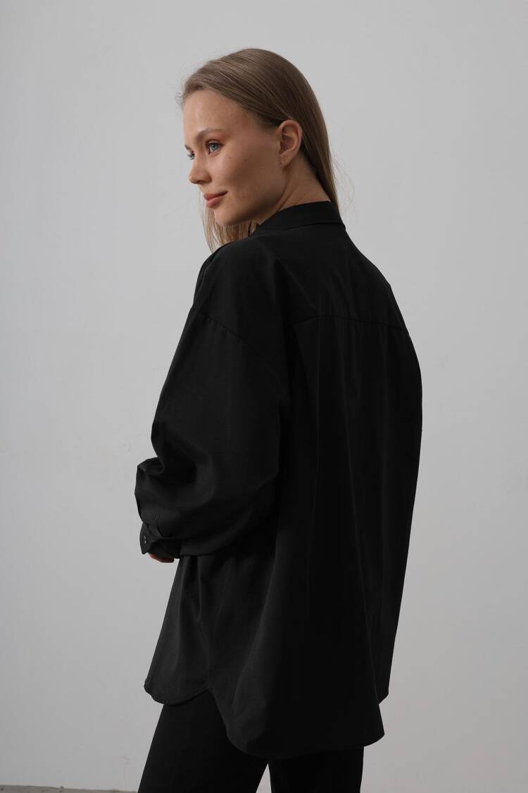 Bead Embroidery Detailed Long Shirt