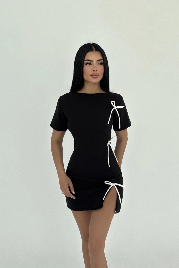Tied Dress - EYYO ATELIER - Globality Store - Women Clothes Wholesale Turkey