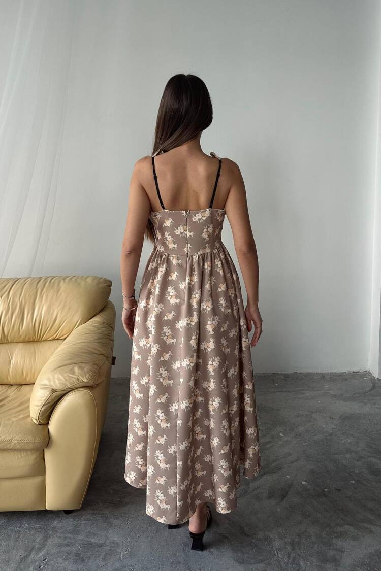 WholesaleFront Bow Floral Dress