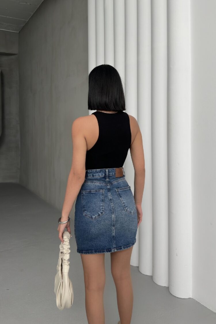 Short Denim Skirt